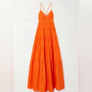 STAUD Ripley Tiered Maxi Dress